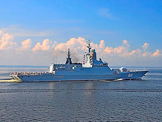Новейший корвет-невидимка передан России Новейший корвет-невидимка передан России