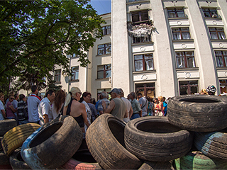 ОБСЕ бежала из Луганска ОБСЕ бежала из Луганска