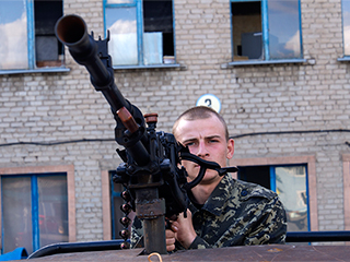 Ополченцы сбили субзвуковой беспилотник Ополченцы сбили субзвуковой беспилотник