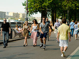 Жара в Москве идет на спад Жара в Москве идет на спад