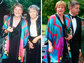 Меркель носит одно и тоже платье 18 лет Меркель носит одно и тоже платье 18 лет