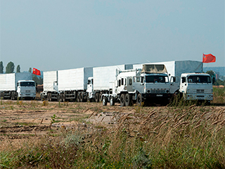 Киев признал российский конвой гумпомощью Киев признал российский конвой гумпомощью