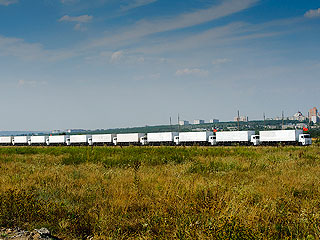 Киев пропустил гуманитарный конвой Киев пропустил гуманитарный конвой