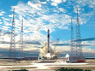 Ракета США взорвалась на испытаниях Ракета США взорвалась на испытаниях