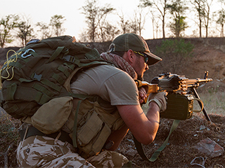 Ополченцы воюют за Азовское море Ополченцы воюют за Азовское море