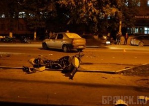 В Бежице водитель иномарки сбил насмерть мотоциклиста