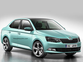 Skoda Fabia станет седаном Skoda Fabia станет седаном