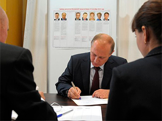 МГИК: Путин проголосовал досрочно законно МГИК: Путин проголосовал досрочно законно