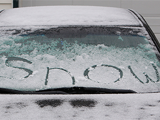 Город в США засыпало сентябрьским снегом Город в США засыпало сентябрьским снегом