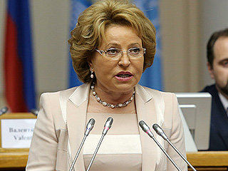 Матвиенко в недоумении от санкций Матвиенко в недоумении от санкций