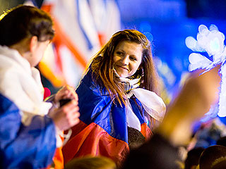 Крым впервые проголосовал "за" Крым впервые проголосовал "за"