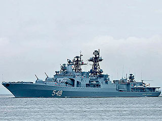 Российские корабли устроили морской бой Российские корабли устроили морской бой