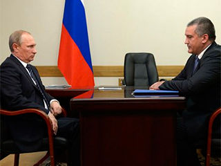 Путин предложил Аксенова в главы Крыма Путин предложил Аксенова в главы Крыма
