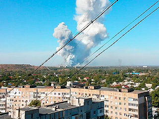 Нацгвардия нанесла ракетный удар по Донецку Нацгвардия нанесла ракетный удар по Донецку
