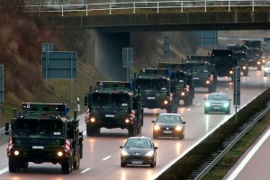 Немецкий гумконвой попал в ДТП на Украине Немецкий гумконвой попал в ДТП на Украине