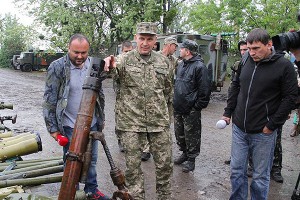 На Гелетея напали с гранатометом в Славянске На Гелетея напали с гранатометом в Славянске