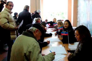 В Донбассе наступил день выборов В Донбассе наступил день выборов