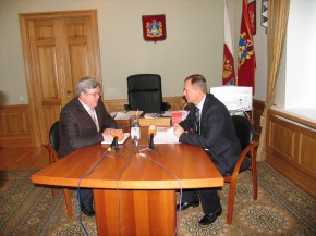 Глава Злынковского района отчитался перед губернатором Фото пресс-службы администрации Брянской области