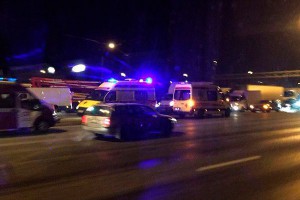 Взрыв на МКАД сняли на видео Взрыв на МКАД сняли на видео