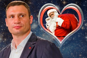 Кличко послал Деда Мороза на пенсию Кличко послал Деда Мороза на пенсию
