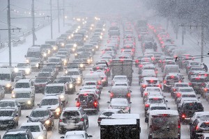 Москва поставила рекорд по пробкам Москва поставила рекорд по пробкам