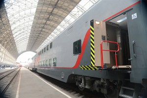 Двухэтажный поезд свяжет Москву и Петербург Двухэтажный поезд свяжет Москву и Петербург