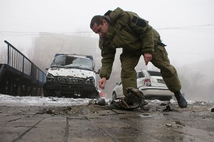 Диверсанты в Донецке прикинулись мусором Диверсанты в Донецке прикинулись мусором