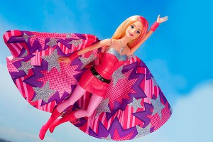 Знаменитая Барби стала супергероем Знаменитая Барби стала супергероем