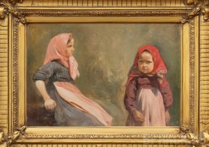 Икона и две картины пополнили коллекцию художественного музея Кошелев Н. А. Этюд к картине «В поле» (1887)