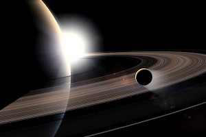 Солнечный ветер раздирает Титан Солнечный ветер раздирает Титан