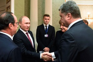 Путин менял формат переговоров в Минске Путин менял формат переговоров в Минске