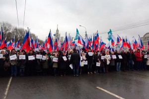 Марш в Москве собрал больше 20 тысяч человек Марш в Москве собрал больше 20 тысяч человек