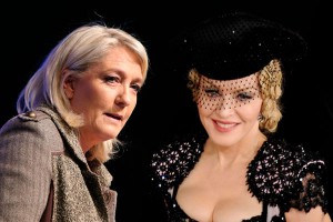 Марин Ле Пен проигнорировала Мадонну Марин Ле Пен проигнорировала Мадонну