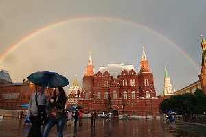 Москва провожает 8 Марта дождями Москва провожает 8 Марта дождями