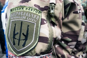 Базу "Правого сектора" забросали гранатами Базу "Правого сектора" забросали гранатами