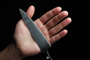 Девушка напала на пост ГИБДД с кухонным ножом Девушка напала на пост ГИБДД с кухонным ножом