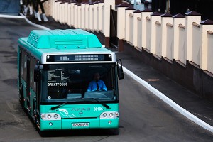 Уникальный электробус вышел на улицы Москвы Уникальный электробус вышел на улицы Москвы