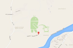 Робот Google помочился на Apple в Пакистане Робот Google помочился на Apple в Пакистане