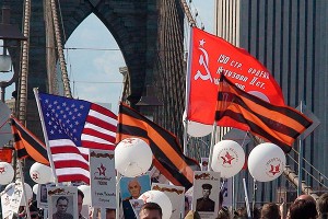 "Бессмертный полк" дошел до Нью-Йорка "Бессмертный полк" дошел до Нью-Йорка