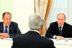 Путин и Керри коснутся горячих точек Путин и Керри коснутся горячих точек