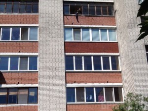 В Брянске пенсионер пытался спрыгнуть с пятого этажа Фото: vk.com