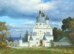 Посетители художественного музея увидят «Зеленый Брянск» Решетнев М. С. «Петропавловская церковь» (2013).