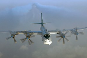 Ту-95 загорелся при взлете в Приамурье Ту-95 загорелся при взлете в Приамурье