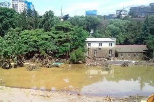 Грузия бросает армию на борьбу с потопом Грузия бросает армию на борьбу с потопом