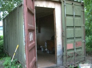 В Брянске демонтирован контейнер с «левым» алкоголем