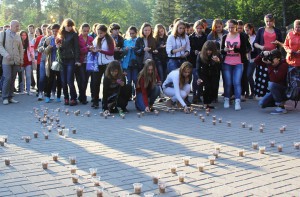В День памяти и скорби брянские студенты зажгли свечи