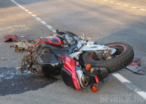 Пьяный брянец попал в ДТП на угнанном мотоцикле