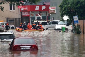 Потоп в Сочи оценили в 760 миллионов рублей Потоп в Сочи оценили в 760 миллионов рублей