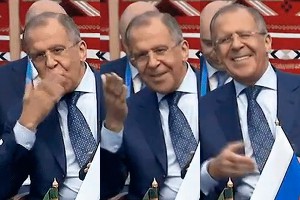 Лавров послал воздушный поцелуй африканке Лавров послал воздушный поцелуй африканке