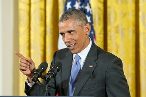 Обама поблагодарил Путина за сделку с Ираном Обама поблагодарил Путина за сделку с Ираном